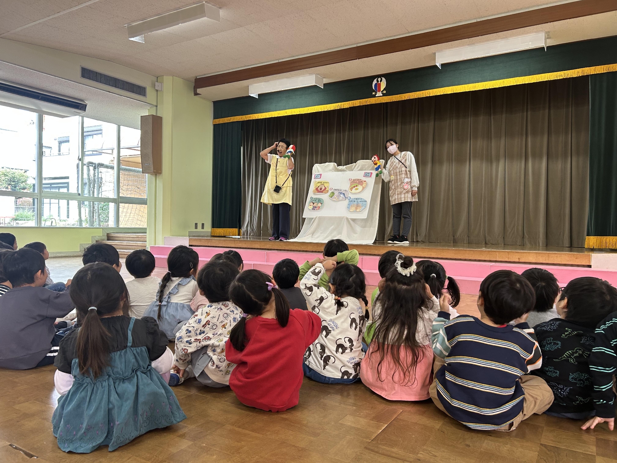 年少組　ヤクルトお腹元気教室